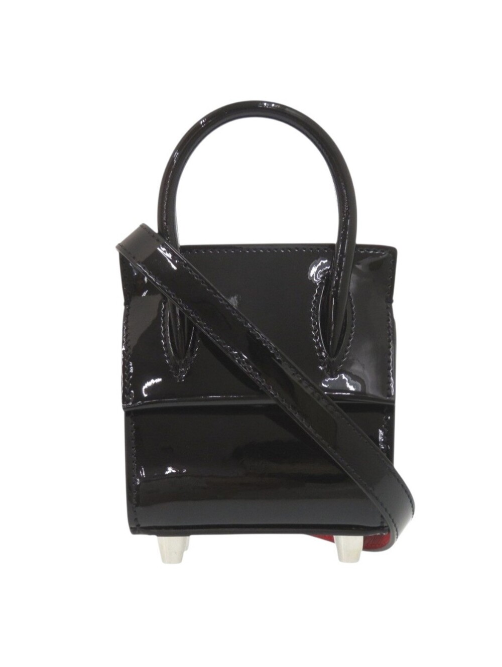 Christian Louboutin Paloma Nano Patent Leather Shoulder Bag – Black! - Picture 4 of 7